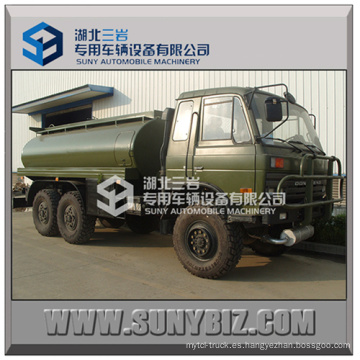 6X6 Ejército del desierto de carretera Todas las ruedas Tracción 6wd Refuel Camión Dongfeng 8000-16000L Camión cisterna de combustible
